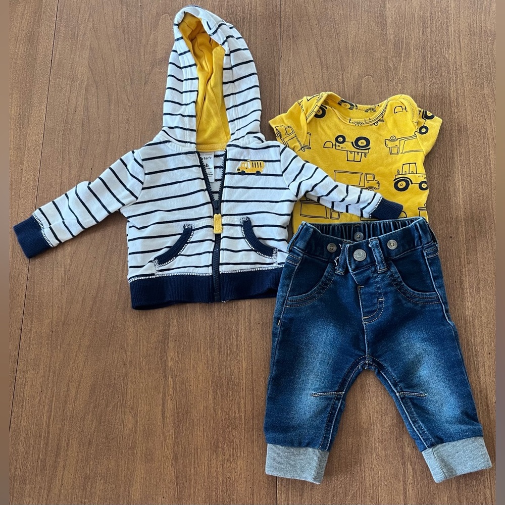 Newborn Baby Boy Set Carter’s Cat & Jack